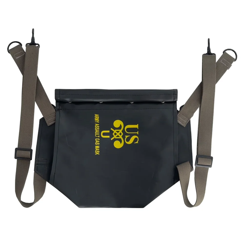 Bolsa para máscara de Gas de soldado estadounidense de la Segunda Guerra Mundial, Material impermeable, bolsa deportiva para almacenamiento al aire libre, accesorios de rendimiento, bolsa para máscara de Gas WW2 - imagen 5