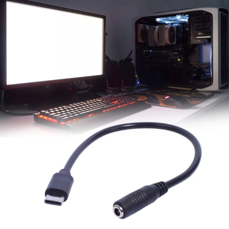 Cable adaptador carga USB tipo macho a 3,5x1,35mm para tabletas móviles, envío directo - imagen 2