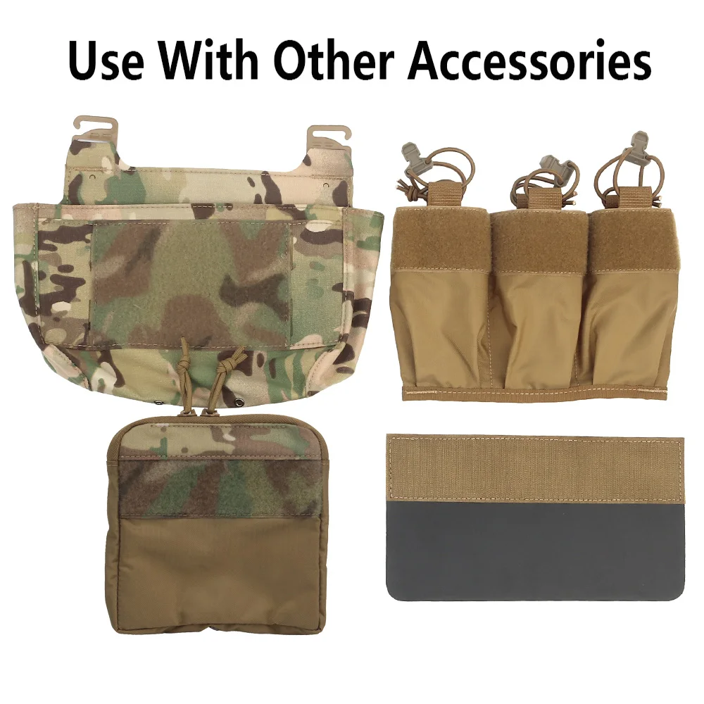 Chaleco táctico V5 PC y colgante en el pecho, inserto de canguro, bolsa de herramientas de bolsillo pequeño, chaleco de caza, accesorios de subpaquete - imagen 4