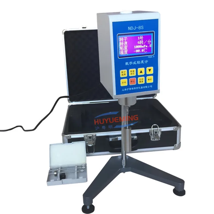 Viscosímetro rotativo Digital, medidor de viscosidad, pintura al óleo, adhesivo para alimentos, consistencia de NDJ-8S cosmética - imagen 3