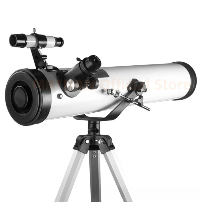 Telescopio con Zoom de 875 veces, ocular mejorado de calibre grande de 114mm, telescopio astronómico con vista espacial profundo, Monocular de estrella y Luna