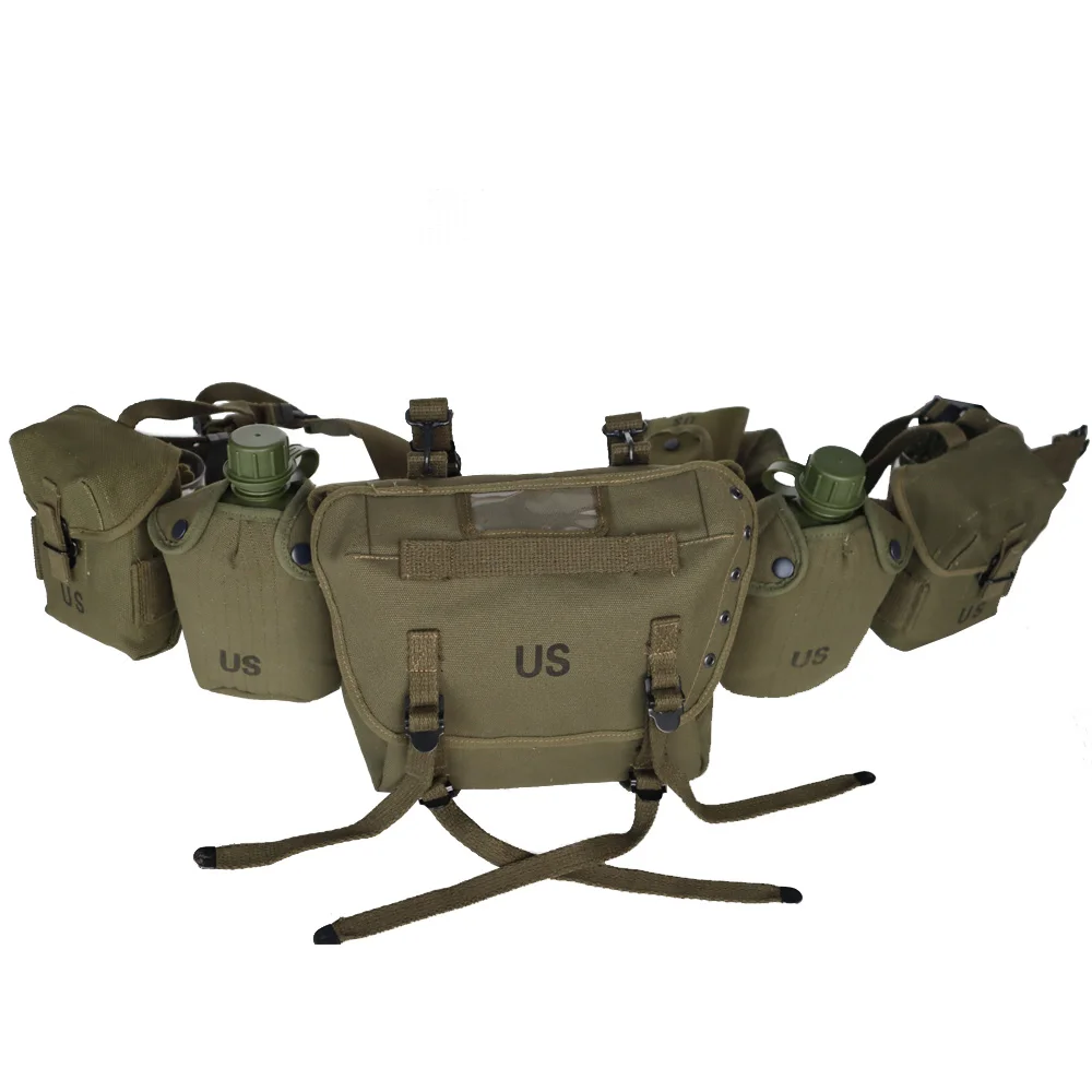 M1956 Réplica de bolso de bolsa larga, WW2 Us, equipo deportivo de guerra coreana, conjunto combinado de equipo Bolsa 1956 - imagen 3