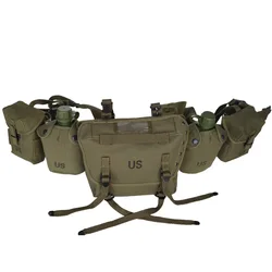 Réplica M1956 bolsa larga estilo militar WW2 coreano