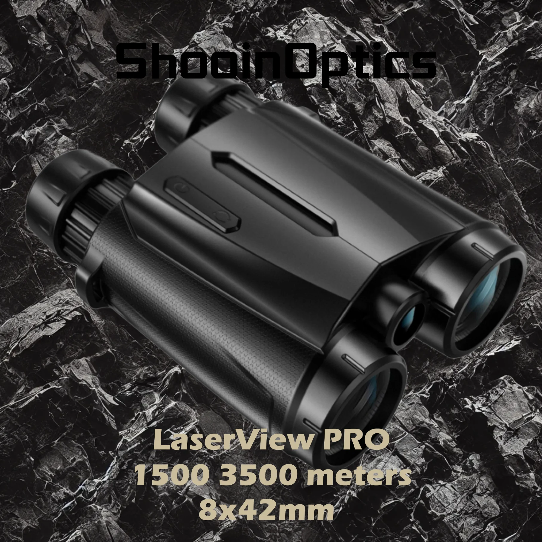 Shooin LaserView Pro GEN I 1500 2500 3500 Metros Telémetro 8x42 Binoculares - imagen 2