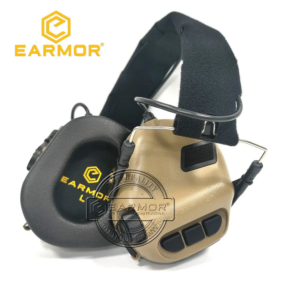 EARMOR M31 auriculares tácticos electrónicos con cancelación de ruido, Kit de adaptador de riel de arco para disparar orejeras PARA RIELES DE CASCO rápidos - imagen 4