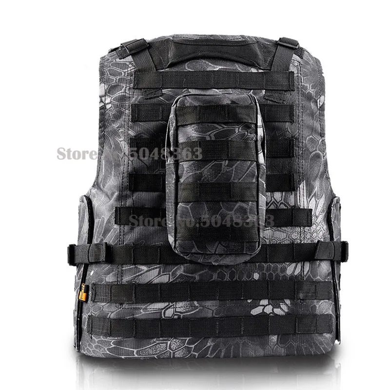 Chaleco táctico de caza militar para hombre, chaleco Molle Airsoft de combate, portador de placa de asalto, equipo de caza - imagen 3