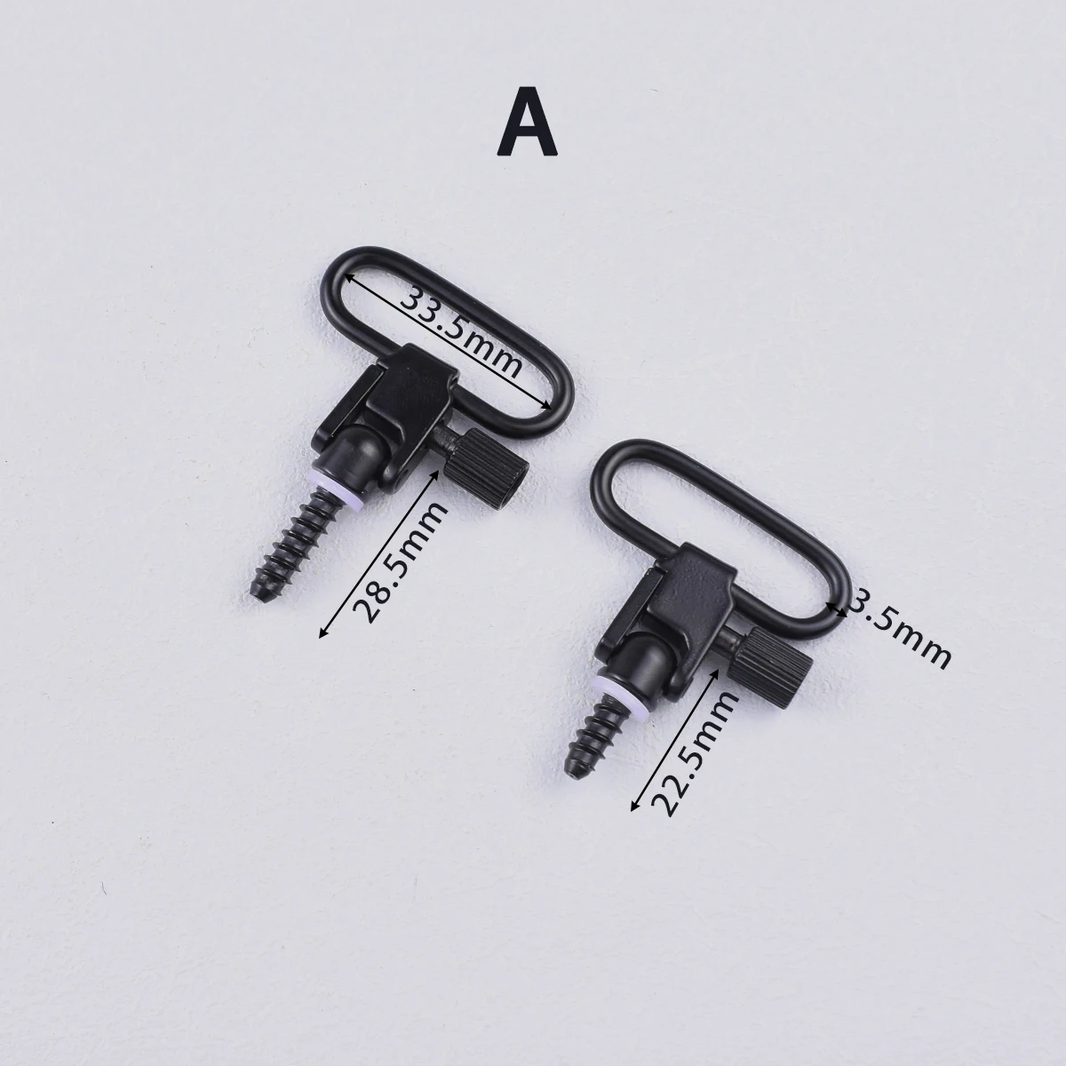 Juego de adaptadores giratorios de eslinga desmontable rápido de Metal táctico Mossberg 500 Remington 870 1100 para Rifle Shotgun Express 20GA 12GA - imagen 2