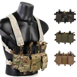 Emersongear Porta-Cargadores Quad 5.56 MOLLE compatible chaleco tactico