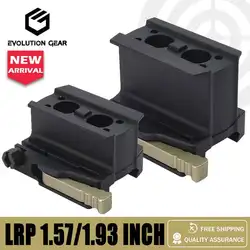 Soporte LRP con espaciador, soporte de altura de 1,57 y 1,93 pulgadas para miras ópticas para caza, rifles tácticos Airsoft