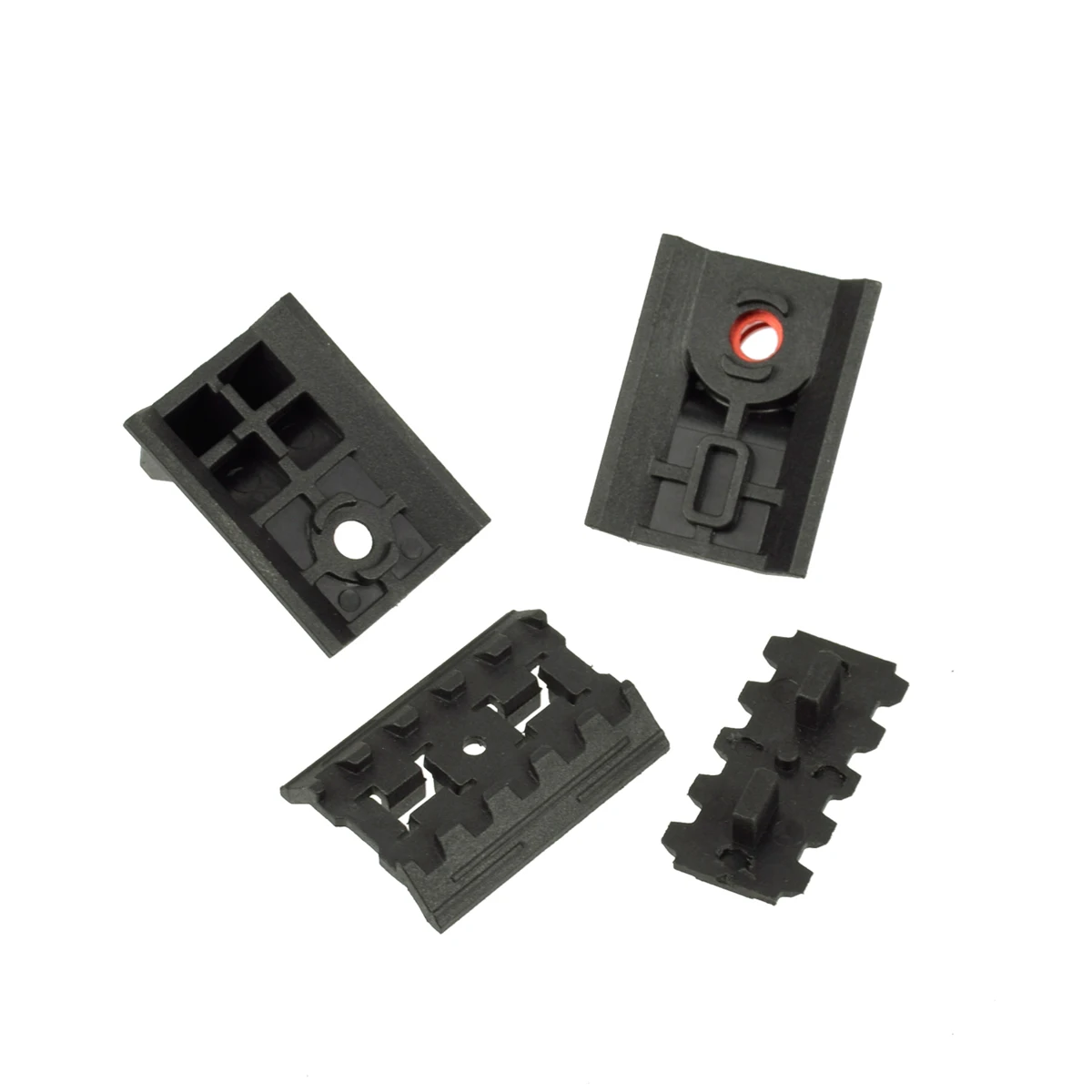 Kit de cubierta de riel táctico M-LOK, sistema de fijación compatible con cubierta de riel de plástico flotante libre M-Lok con orificio adaptador de eslinga - imagen 4
