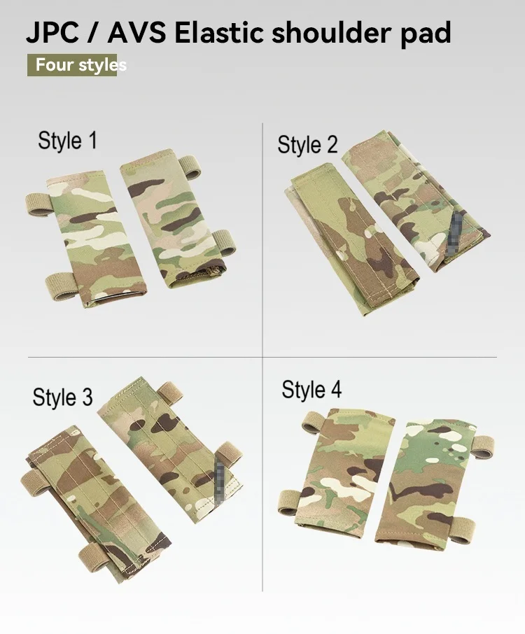 Hombrera elástica JPC / AVS: cuatro estilos, tela elástica texturizada en 4 direcciones - imagen 3