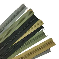 Cremallera nylon sin tirador para chaleco y mochila