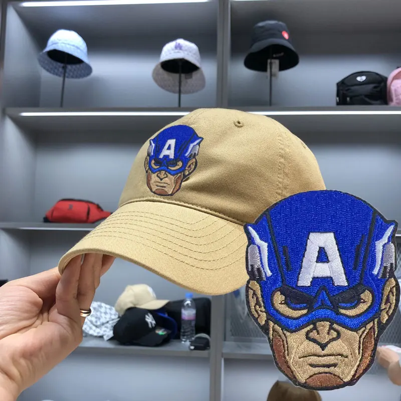 Parches para planchar de héroes de Marvel, parche bordado DIY para ropa, bolsos y sombreros, insignia decorativa para ropa - imagen 2