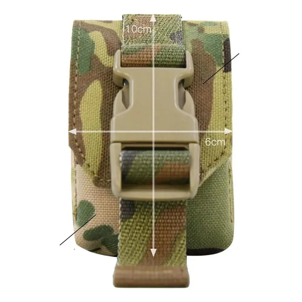 GAF Portagranadas MOLLE – Bolsa táctica para chaleco airsoft y caza - imagen 4