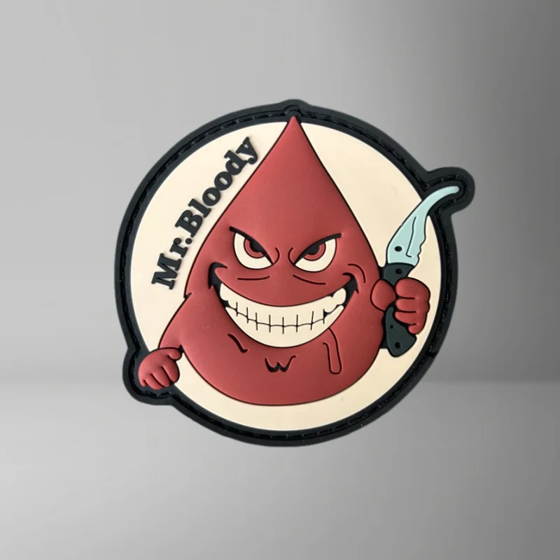 Parche táctico de PVC 3D para ropa, insignia de moral, parche militar con gancho, pegatinas para brazalete de mochila - imagen 2