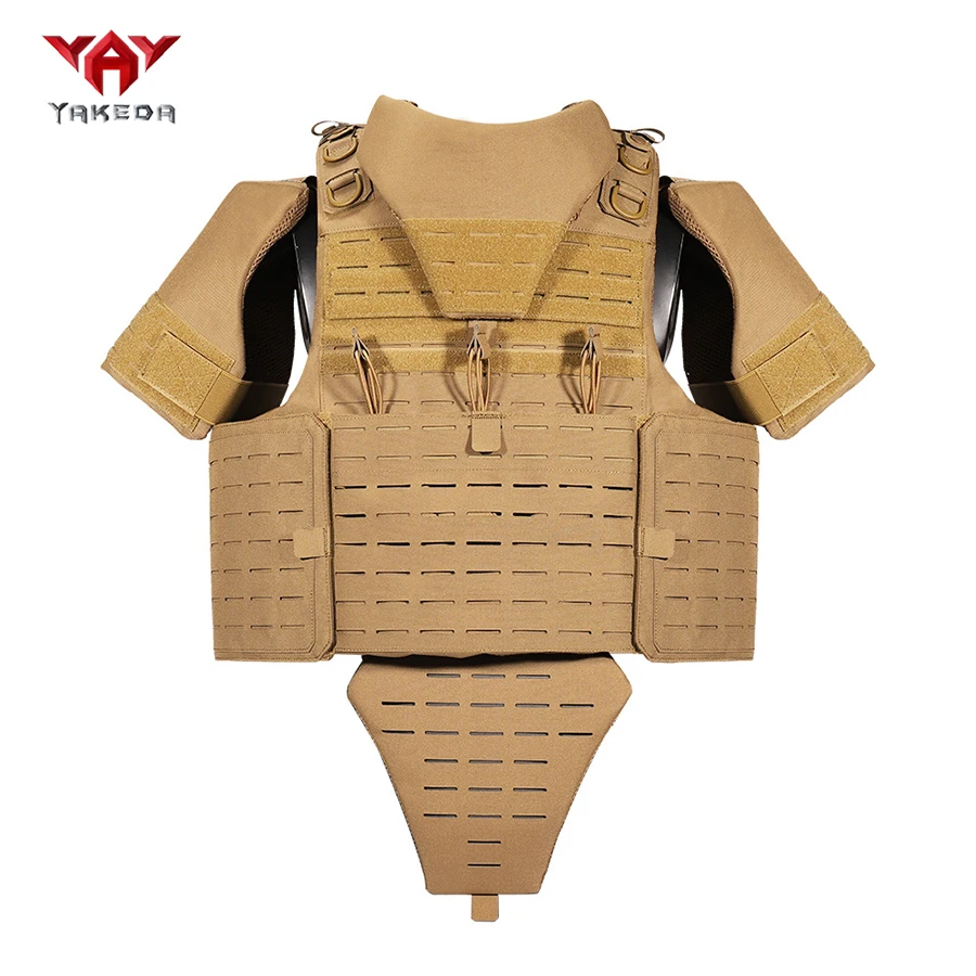 Bolsa de equipo triple oculta en la parte delantera, chaleco de caza, chaleco Molle cortado con láser, ligero y ajustable - imagen 2