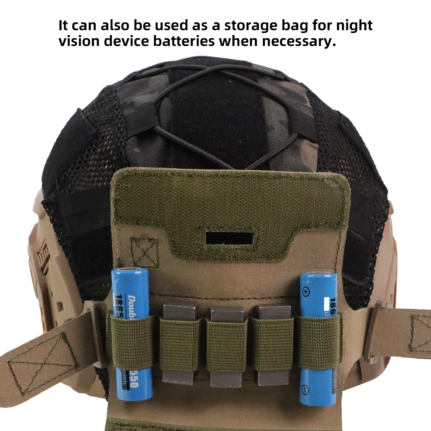 BOOIU OPS Core-accesorios para cascos tácticos rápidos, bolsa de peso para contrapeso de casco, bolsa NVG de contrapeso para casco táctico - imagen 3