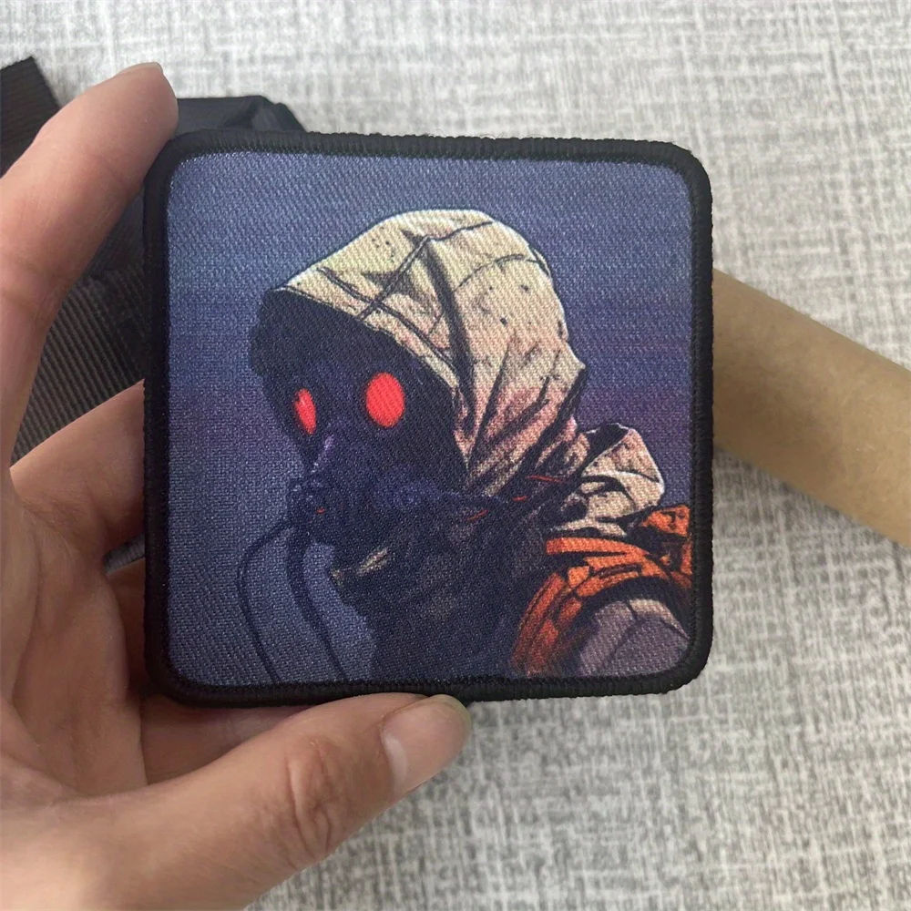 Parche táctico Fast Stalker Live Stalker, brazalete de moral, parches de gancho y bucle impresos, pegatina para mochila militar - imagen 5