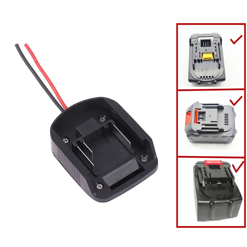 Vista frontal del adaptador de batería Makita MT 18V