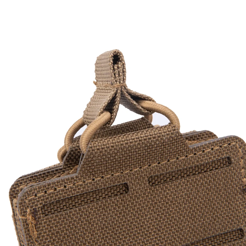 Bolsa para revistas de 5,56mm, bolsa táctica individual Mag, bolsa MOLLE abierta para M4 M14 M16 AR-15, revistas de Rifle de 5,56 MM, equipo de caza - imagen 5