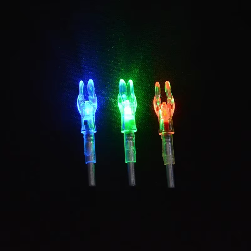 Nock iluminado LED para arco de caza – Fijador luminoso automático - imagen 4