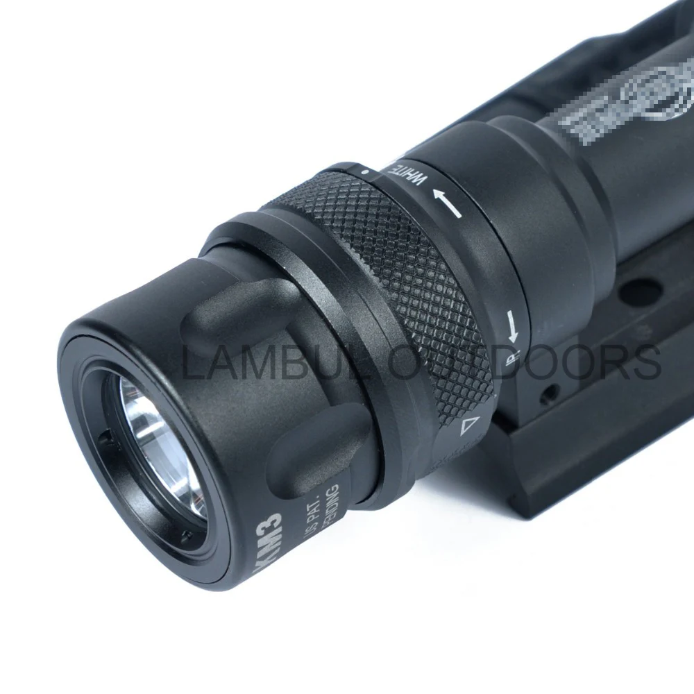 Luz infrarroja IR M952V-IR, 500 lúmenes, LED blanca con interruptor remoto de presión, montaje QD, riel Picatinny - imagen 4