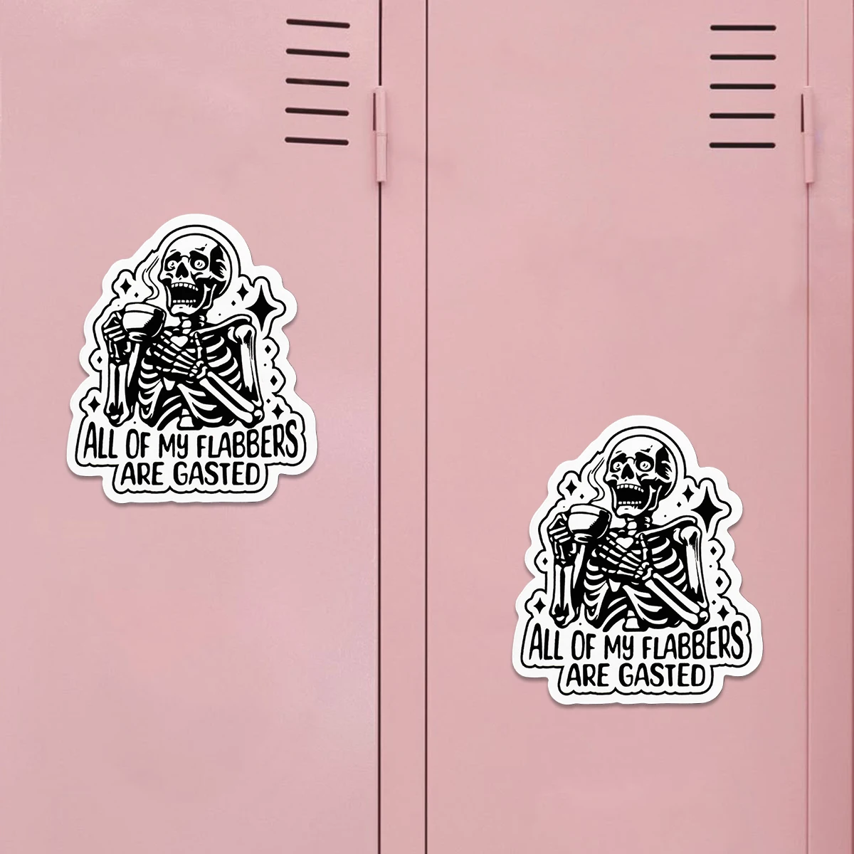 Esqueleto y gato libro de lectura imanes de dibujos animados refrigerador adhesivos magnéticos accesorios de cocina bricolaje decoración del hogar regalo - imagen 3