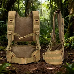 Chaleco táctico militar MOLLE para caza y tiro al aire libre