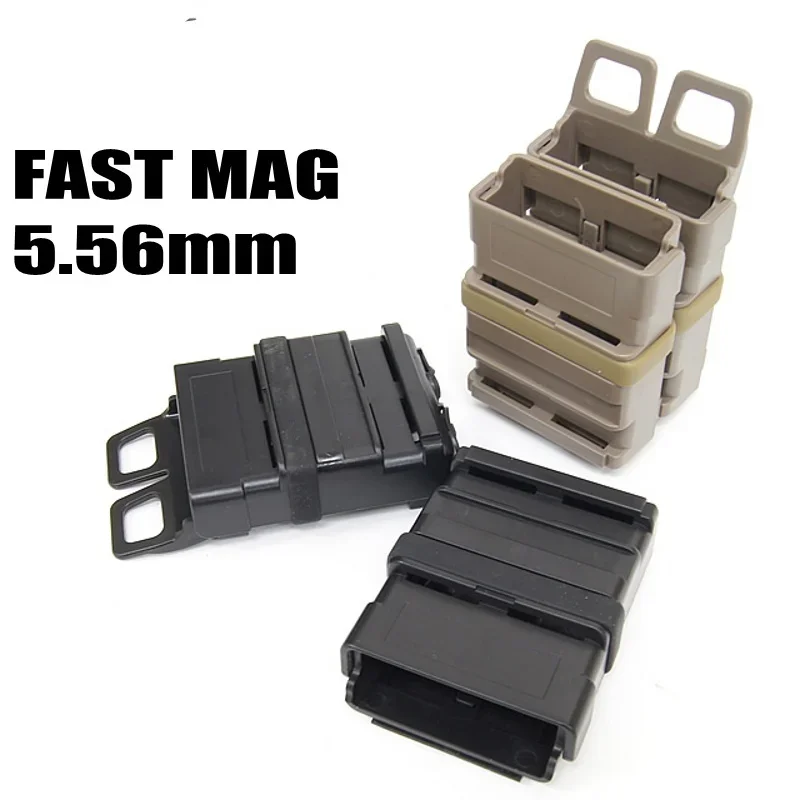 Bolsa táctica para revistas de 5,56mm, bolsa para revistas FAST Mag M4, módulo para exteriores, estuche para revistas para Rifle, equipo de caza y tiro - imagen 3