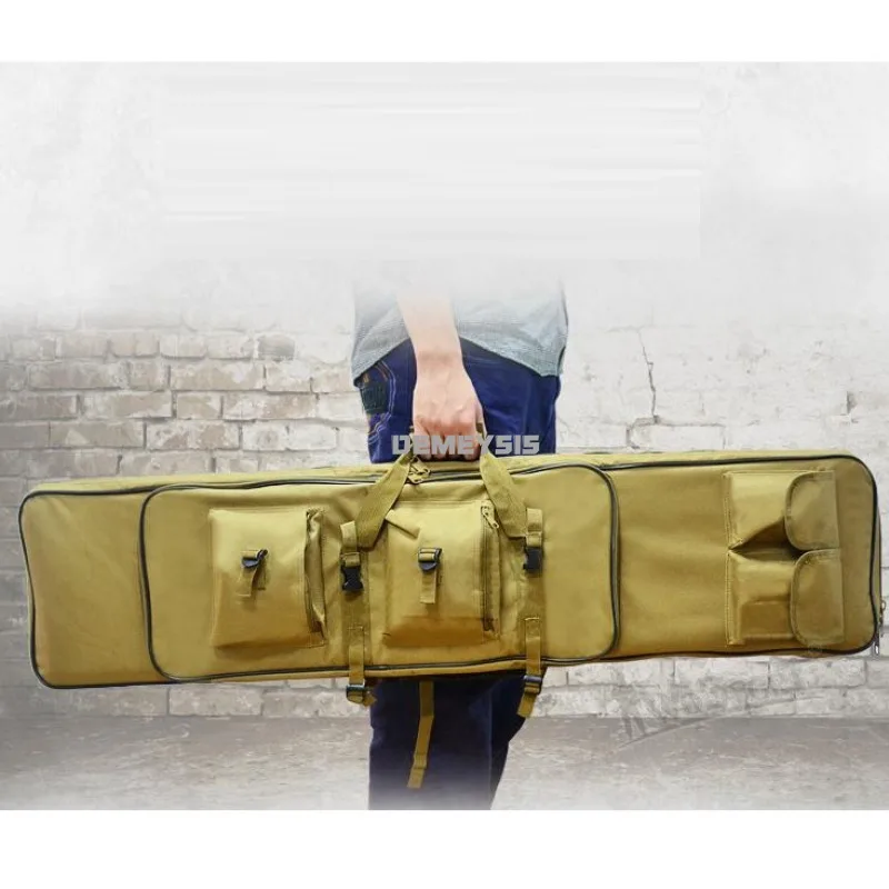 Bolsas para pistola de caza de 81cm / 94cm / 114cm, bolso de hombro para campo de tiro Airsoft al aire libre, funda protectora para Rifle de francotirador de Paintball de nailon - imagen 3