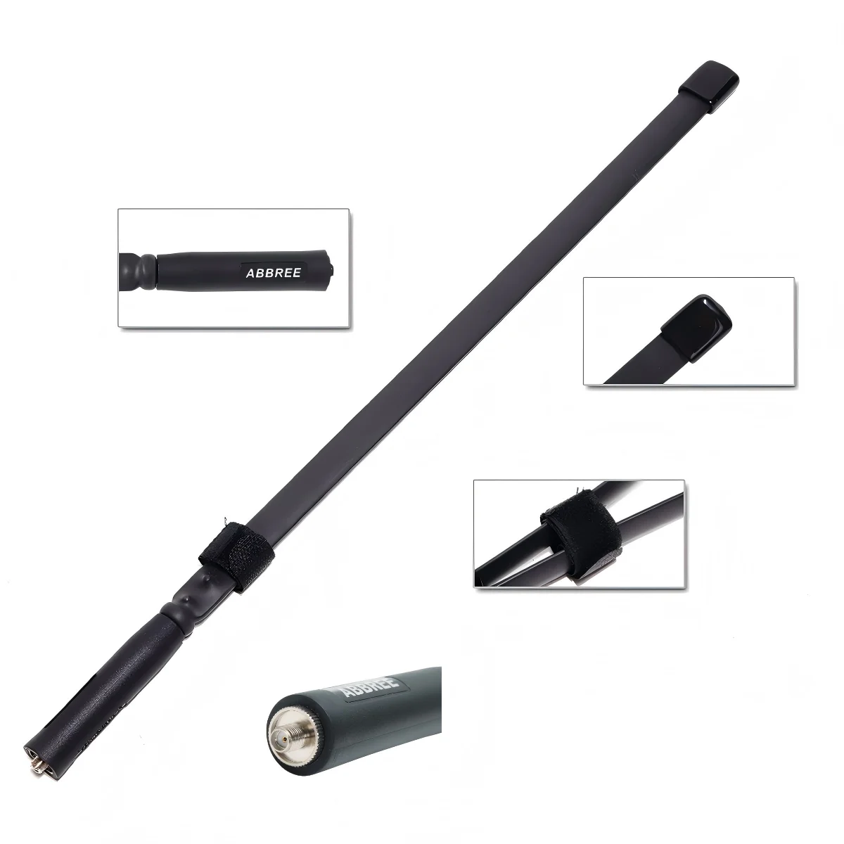 ABBREE GMRS-48CM antena táctica impermeable SMA-hembra 462-467MHZ especialmente diseñada para Baofeng GM-9R Walkie Talkie - imagen 5