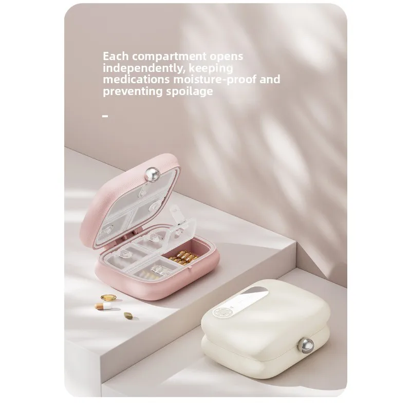 Caja de medicamentos portátil para viaje compacta - imagen 4