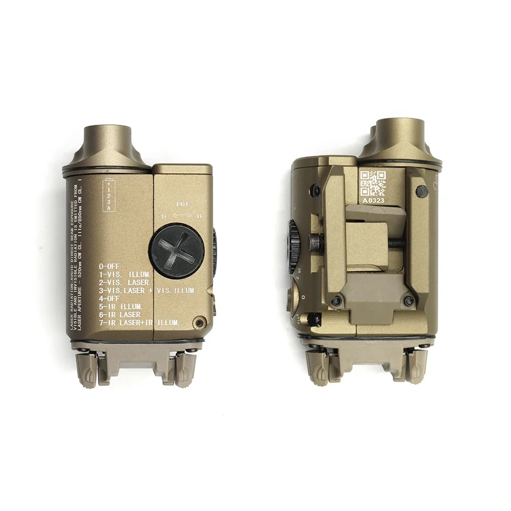 FMA-luz de arma táctica XVL2 IRC, linterna iluminadora IR con láser rojo e IR para iluminación táctica y de caza - imagen 3