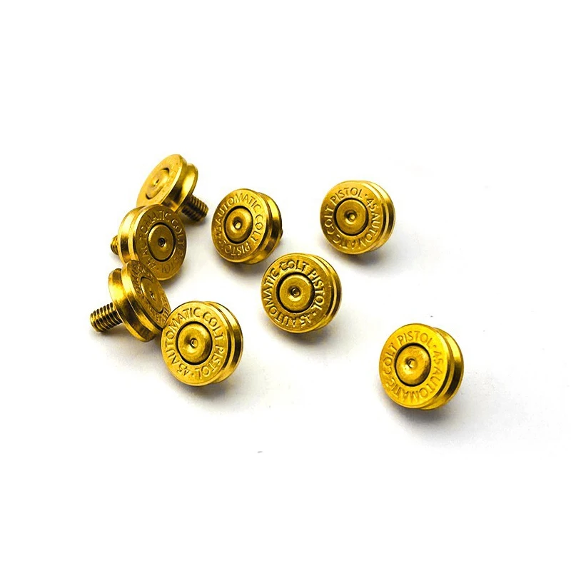 Tornillos de botón de latón de liberación de bomba de agua Mst2011, accesorios de manija de modificación de fabricación de bricolaje de alta calidad, piezas de clavos de reacondicionamiento, 3 piezas por juego - imagen 4