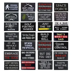 Parche de moral IT IS WHAT IT IS – Bordado para mochila táctica