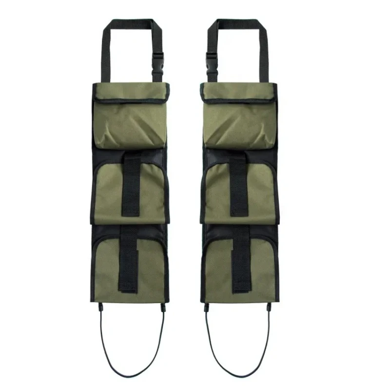 Bolsa de almacenamiento para asiento delantero de vehículo, eslinga para Rifle, asiento trasero, colgante, funda para Rifle, organizador portátil con múltiples bolsillos - imagen 2