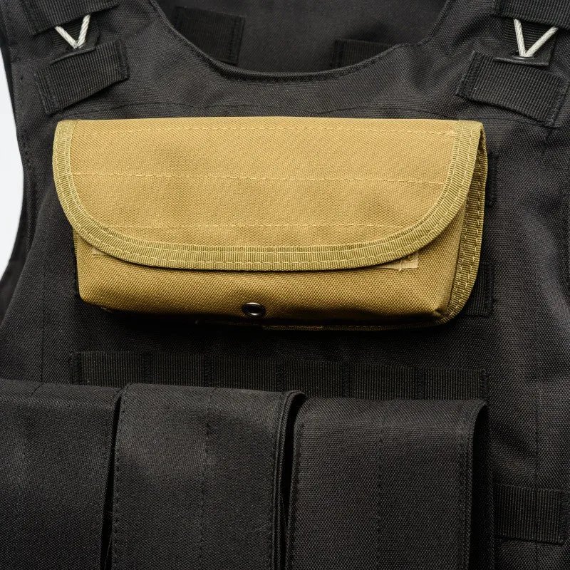 Bolsa de munición con soporte de cartucho Molle táctico para caza, bolsa de cintura militar de calibre 12/20, 12 unidades - imagen 2