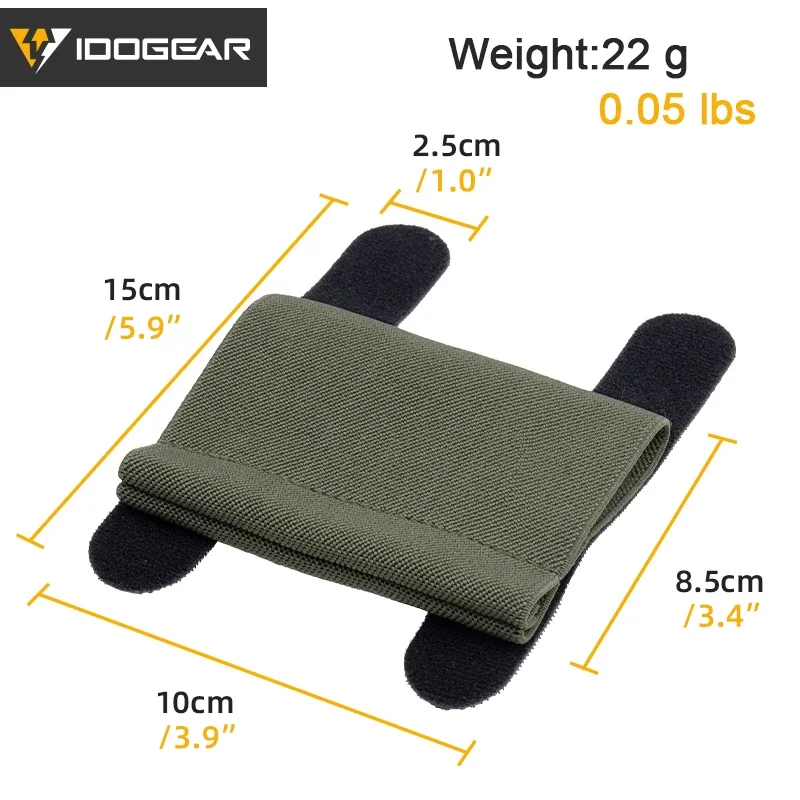 IDOGEAR-soporte de torniquete táctico para cinturón, banda elástica, gancho y bucle, porta torniquete multifunción, accesorio táctico 3958 - imagen 4