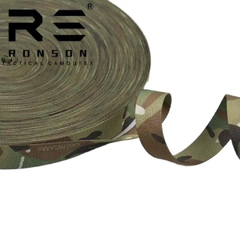 Chaleco deportivo de camuflaje MC para exteriores, cinturón de mochila con cinta impresa MOLLE, 10m, 5m - imagen 2