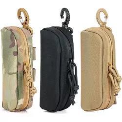 Estuche táctico MOLLE para gafas, caja protectora a prueba de golpes para caza, gafas de sol portátiles para exteriores, Case-1000D de nailon