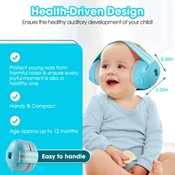 Protección auditiva para bebés: orejeras flexibles que permiten dormir