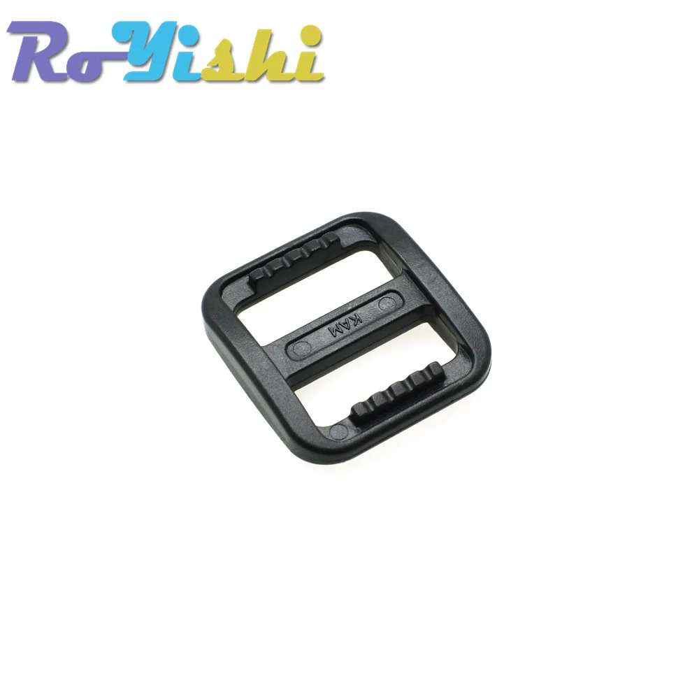 Hebillas de plástico ajustables para Collar de perro, arnés para mochila, correas negras, deslizador Tri Glide de 5/8 "(15mm), 10 unids/lote por paquete - imagen 3
