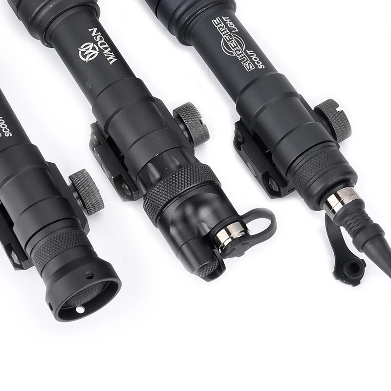Interruptor de Aluminio para Linterna Serie SF M300 M600, Cubierta de Repuesto para Interruptor de Extremo de Linterna, Accesorio para M600C M300A Scoutlight - imagen 4