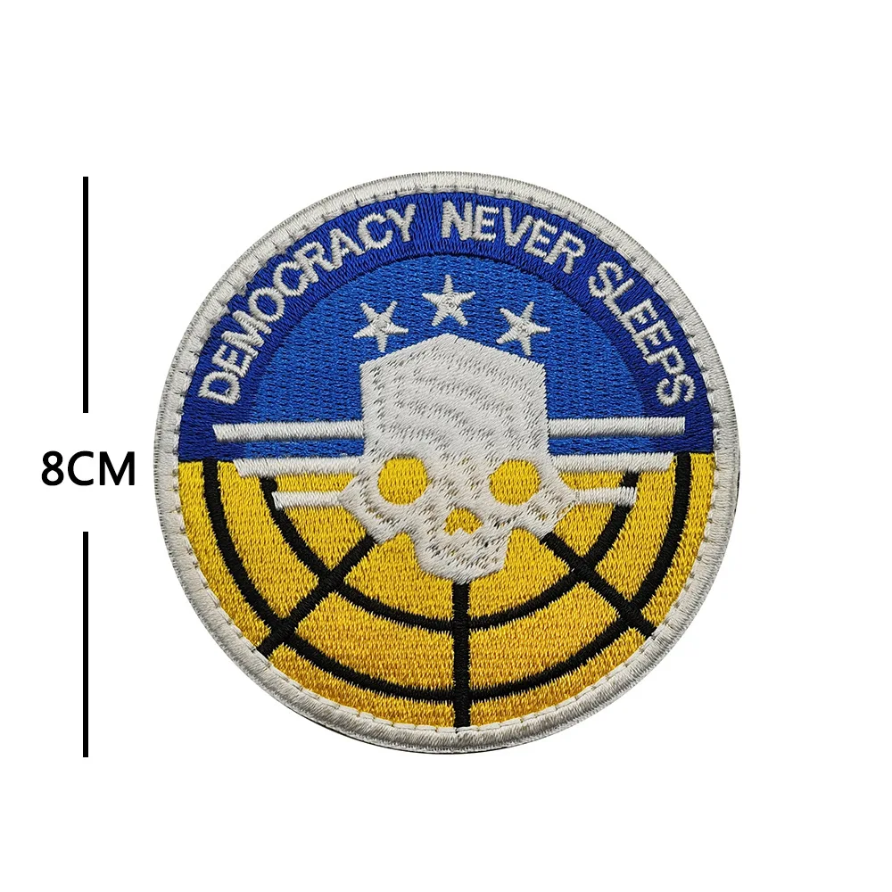 Hellbugs 2 pegatinas, insignia de moral, parches tácticos militares, mochila que Buceamos juntos, 6 de mayo, parche bordado para ropa - imagen 4