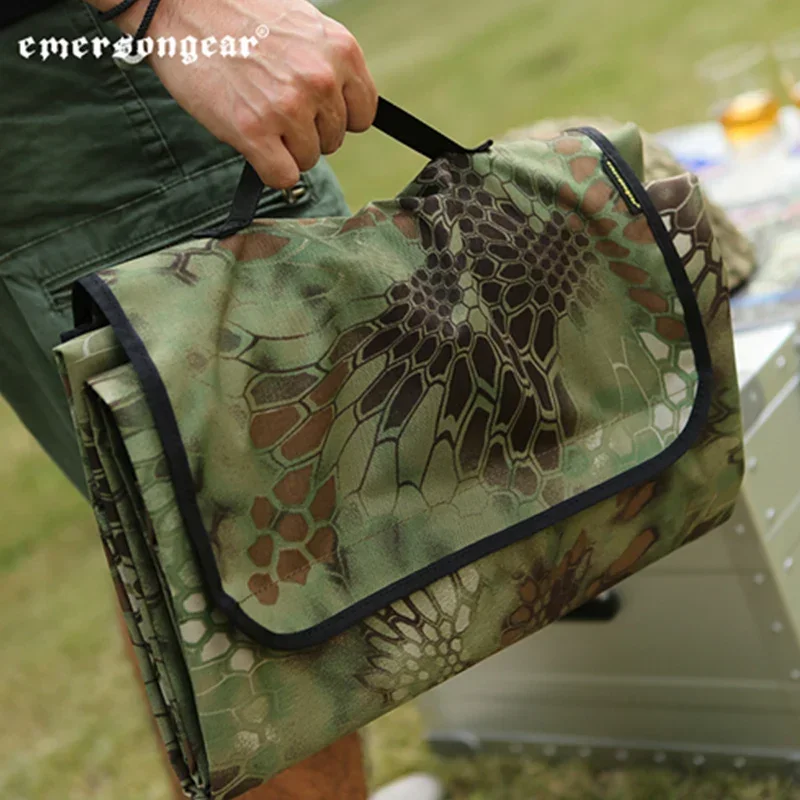 Emersongear manta táctica estera de Camping impermeable playa bosque al aire libre portátil senderismo caza Picnic viaje combate EM9479 - imagen 4
