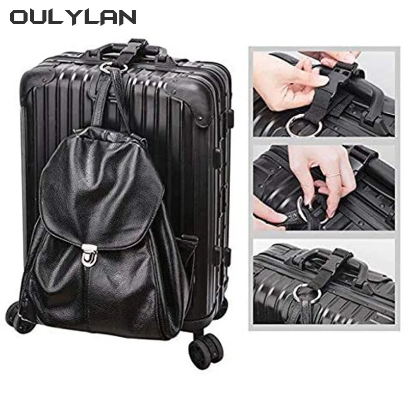 Bolsa de embalaje de equipaje de resorte con hebilla de propósito, bolsa colgante de equipaje, correa de hebilla, mochila, accesorios externos - imagen 3