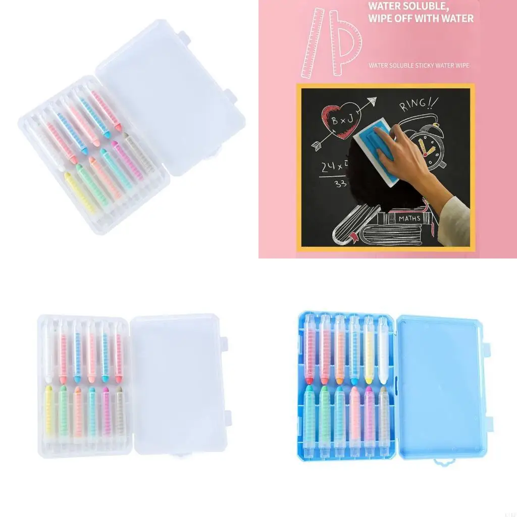 Tiza de colores brillantes para pizarra y proyectos escolares - imagen 5