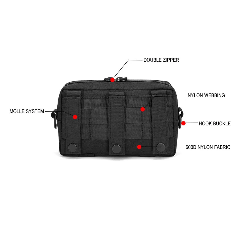 Montaje modular con sistema MOLLE y anillas en D