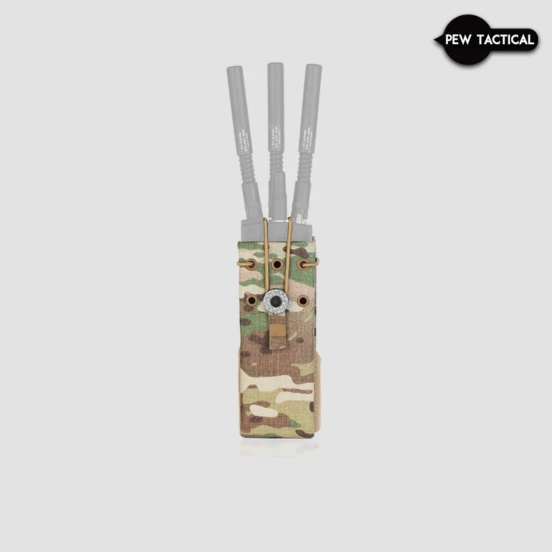 PEW TACTICAL FERRO STYLE Bolsillo de uso general - Bolsa de radio 6x5 Airsoft PRC152 MPU5