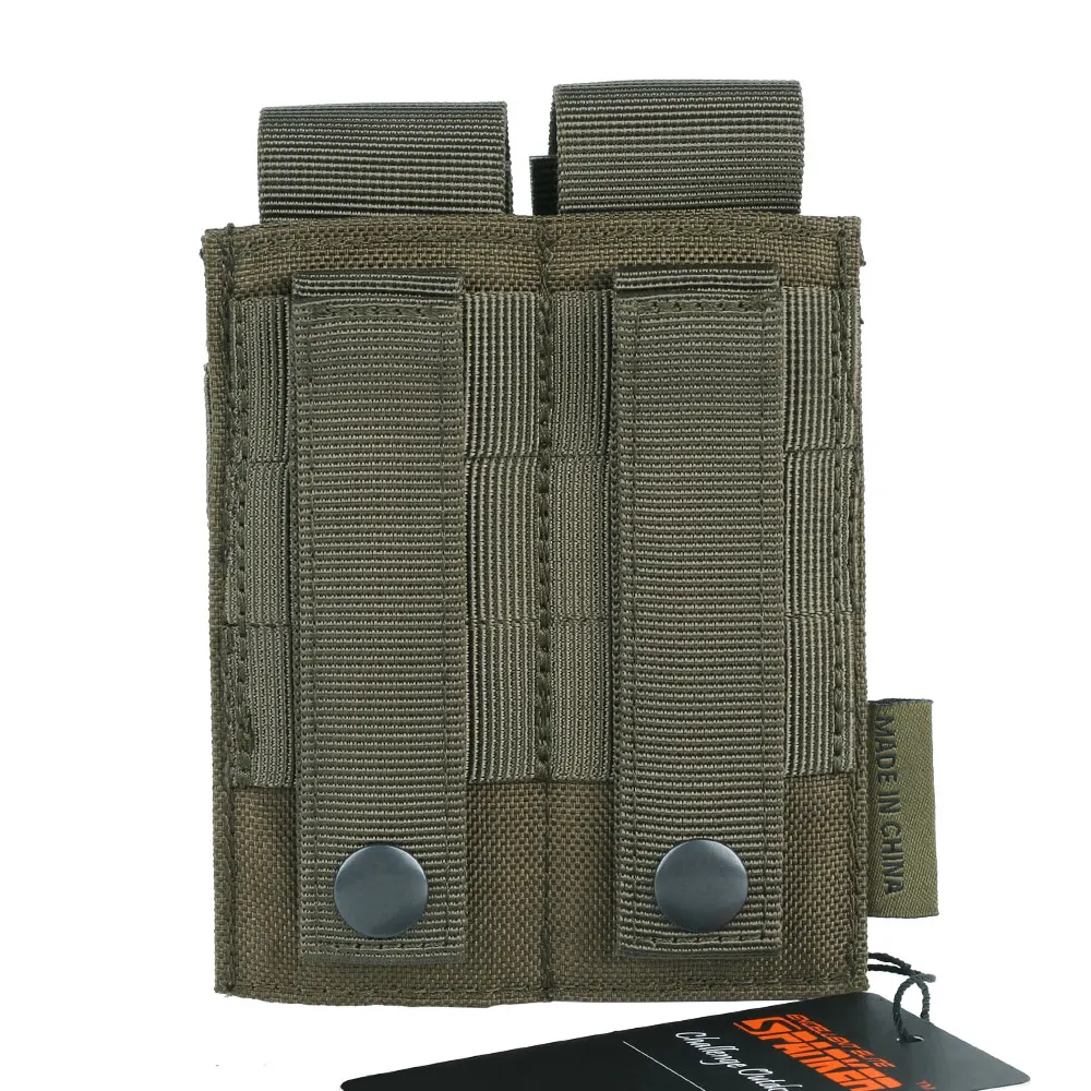 EXCELENTE ELITE SPANKER, bolsa táctica doble para pistola Mag, bolsa Molle para revistas, bolsas de almacenamiento Airsoft, bolsas para revistas de pistola de 9mm - imagen 3